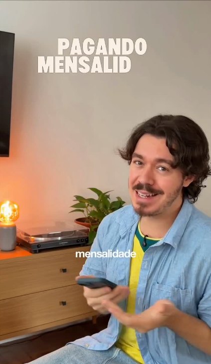 Hugo Lima no vídeo para Keeta